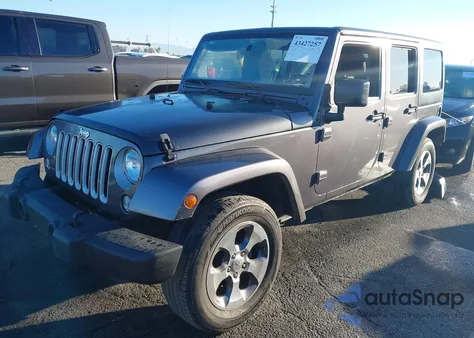 2017 Jeep Wrangler Unlimited Sahara 4X4 из США, поврежденный, VIN 1C4BJWEG1HL608490